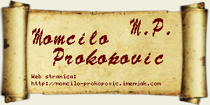 Momčilo Prokopović vizit kartica